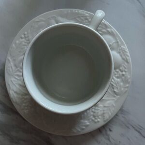 Tabletops Fruit De Blanc Cup and Saucer
